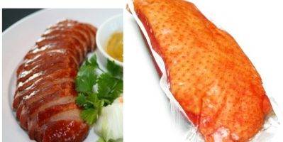 Lưỡi vịt, Ức vịt xông khói.