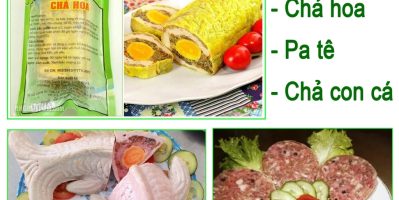 Chả hoa, pate – Đặc sản Trà Vinh