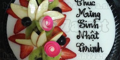 TPHCM Q10-Bánh 77A :Bánh sinh nhật flan rau câu trái cây ngon, rẻ