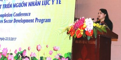 Tổng kết Dự án chương trình phát triển nguồn nhân lực y tế