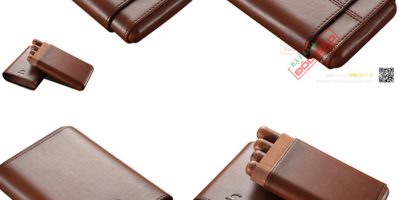 Mua quà tặng cao cấp, bao da xì gà 4 điếu hãng Cohiba