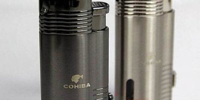 Bật lửa khò hút xì gà (cigar) 3 tia có đục cao cấp