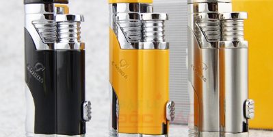 Bán bật lửa khò xì gà, bật lửa Cohiba 2 tia có đục chính hãng
