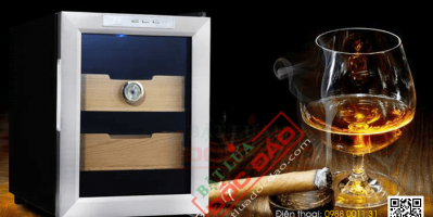 Bán tủ giữ ẩm xì gà, tủ bảo quản xì gà cắm điện 828