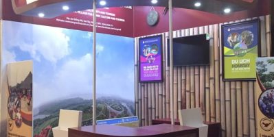 Thi công gian hàng hội chợ Du lịch Quốc tế Việt Nam 2018