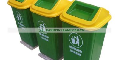 Thùng rác nhựa 90 lít giá cực rẻ tại Hà Nội