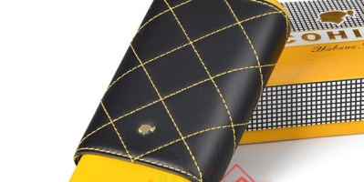 Mua quà tặng sếp nam: bao da cigar 3 điếu chính hãng Cohiba 5309L