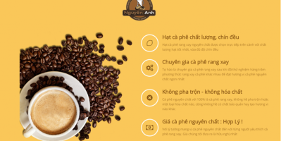 Cà phê nguyên chất 100% rang mộc – vì sức khỏe gia đình