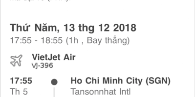 Vé khứ hồi Vietjet TPHCM- Pleiku 13-17/12/2018. 990k/ng