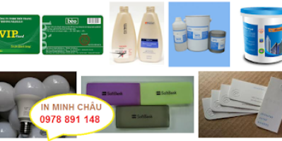 In Minh Châu – Nhận in trên nhựa, các sản phẩm quà tặng bằng nhựa