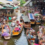 Damnoen Thái Lan chợ nổi chỉ cách Bangkok 100 km