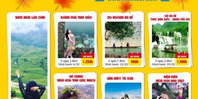 Chùm tour ghép giá cực shock chào Thu 2018
