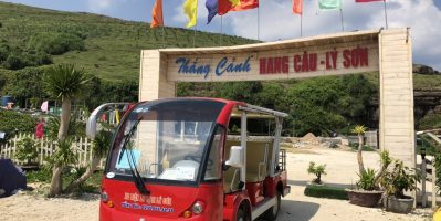 “MÃN NHÃN” VỚI TOUR THAM QUAN LÝ SƠN BẰNG XE ĐIỆN