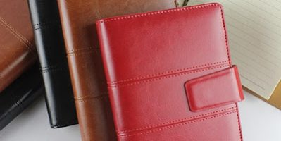 Sổ da bìa gài, sổ tay gài cúc, sổ cài nam châm – Sổ Da Minh Châu