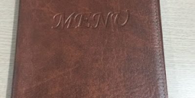 Menu bìa da bán sẵn – Nhiều kích thước, giá tốt nhất thị trường