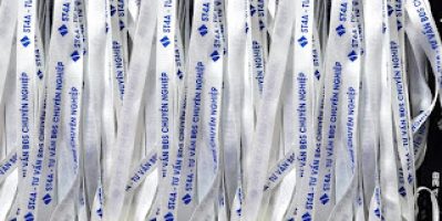 In dây đeo thẻ Polyester chất lượng cao – xưởng in Minh Châu