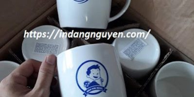 In logo lên gốm sứ, ấm chén, bát đĩa, cốc sứ làm quà tặng