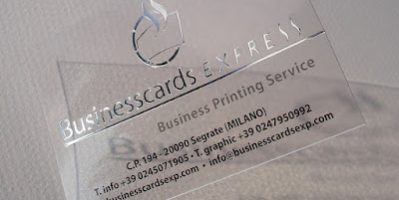 Làm Card Visit Nhựa Trong, Name Card Nhựa Trong Suốt