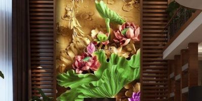 Gạch 3d phòng khách thực tế, Tranh gạch 3d phòng khách đẹp