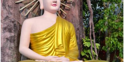 Tranh gạch 3d Hình Phật A Di Đà, Tranh gạch 3d cao cấp Phạm Gia