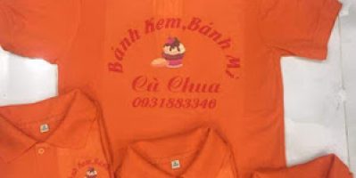 In logo lên áo đồng phục tại xưởng in vải Minh Châu