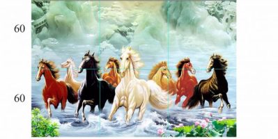 Tranh gạch 3d Mã đáo thành công thực tế, Gạch 3d Mã đáo đẹp