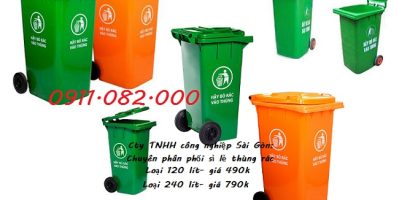 Địa điểm bán thùng rác 240 lít giá rẻ tại đồng nai-thùng rác nhập khẩu siêu rẻ
