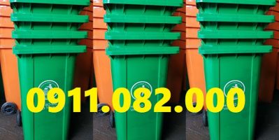 Nơi bán thùng rác 240 lít giá rẻ tại trà vinh- thùng rác 660 lít 4 bánh xe-0911082000