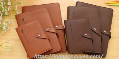 Kích thước các loại sổ tay bìa da