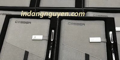 Sổ Da Cao Cấp In Logo Doanh Nghiệp – Mẫu Đẹp, Sang Trọng