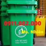 Cung cấp thùng rác 240 lít giá rẻ tại Đồng nai, bình dương- lh 0911082000- nhiên