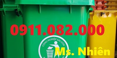 Sỉ lẻ thùng rác 240 lít giá rẻ tại vĩnh long- lh 0911082000- nhiên
