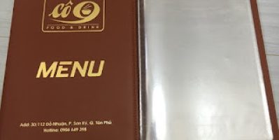 Những cơ sở nào cần In Quyển Menu, In Thực Đơn ?