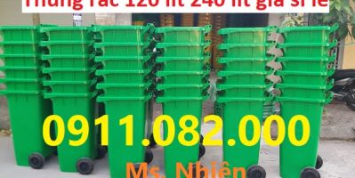Nơi phân phối thùng rác 120 lít 240 lít rẻ nhất miền tây-sài gòn