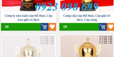 Chuyên cung cấp cúp thể thao, bán cúp giải thưởng, đúc cúp sự kiện,làm cúp bóng đá