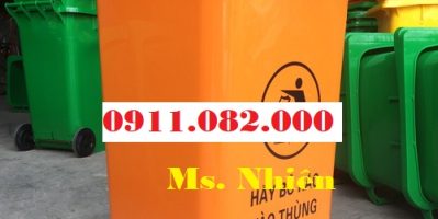 Sỉ lẻ thùng rác 240 lít giá rẻ tại đồng tháp- thùng rác siêu rẻ- lh 0911.082.000