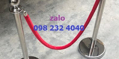 CỘT CHẮN INOX DÂY NHUNG HCM