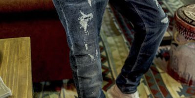 Shop bán áo quần jean nam rách hàng thùng