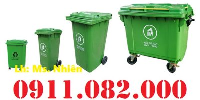 Công ty phân phối thùng rác 120L 240L giá rẻ nhất tại quận 7, quận 9, quận 10