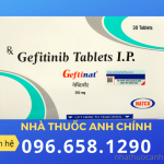 Geftinat/Gefitinib 250mg Điều trị ung thư phổi