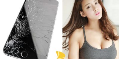 Mấy chỗ ép kính iPhone 8 Plus bằng hàng lô khá nhiều