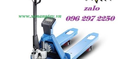 Xe nâng tay gắn cân, xe kéo tay có cân điện tử