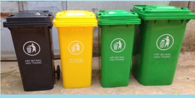 Cung cấp sỉ lẻ thùng rác 240 lít giá rẻ tại long an- lh 0911.082.000