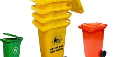 Cung cấp Thùng rác giá rẻ 120 lít nắp kín – 0911041000