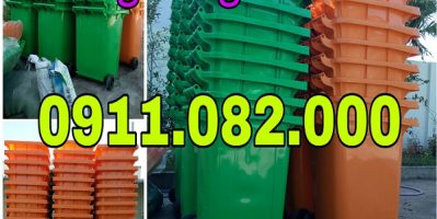 Cung cấp thùng rác 240 lít giá rẻ tại trần đề sóc trăng- lh 0911.082.000
