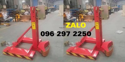 Bộ kẹp phuy sắt đơn, gắp 1 phuy nhựa