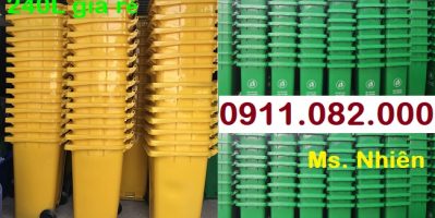 Hậu giang- chuyên phân phối thùng rác 120L 240L 660L giá rẻ- lh 0911.082.000