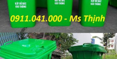 Địa chỉ phân phối thùng rác nhựa nắp kín-0911.041.000