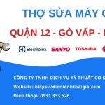 Kỹ thuật viên sửa chữa máy giặt tại nhà Quận 12 Dương Thị Mười – 0931.333.626