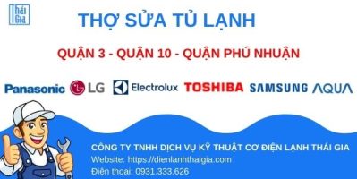 Nơi sửa chữa tủ lạnh tại Q3 Tú Xương – 0931.333.626